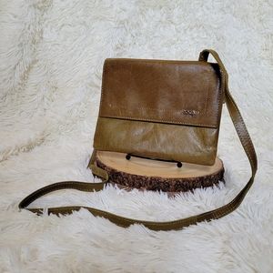 Rocai Brown Leather Crossbody